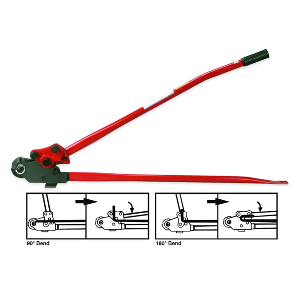 H.K. Porter 0590RBJN Rebar Cutter & Bender with Shear-Cut Blades