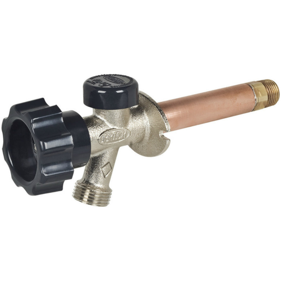 Prier 478-04 Residential Anti-Siphon Wall Hydrant, Mansfield Style, 4"