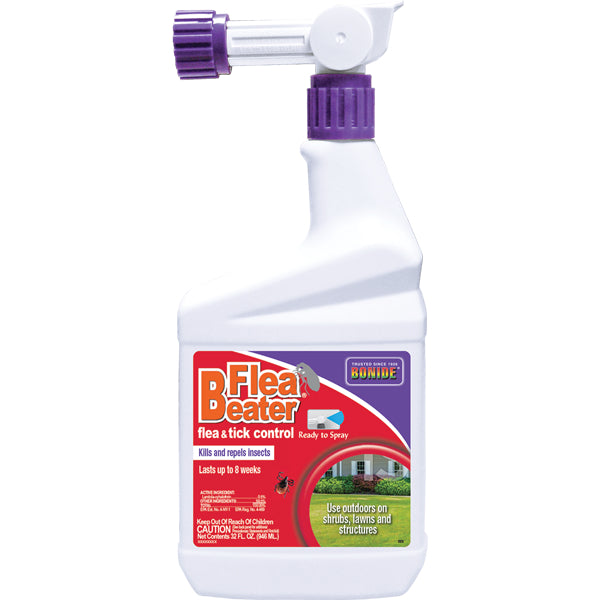 Bonide 040 Flea Beater Flea & Tick Control, Ready to Spray, 1 Qt