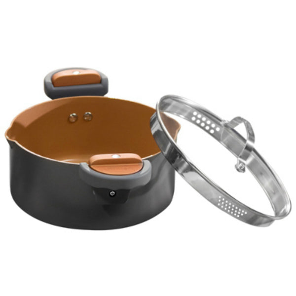 Gotham Steel™ 1565 Non-Stick Pasta Pot with Lid, As Seen On TV, 5 Qt