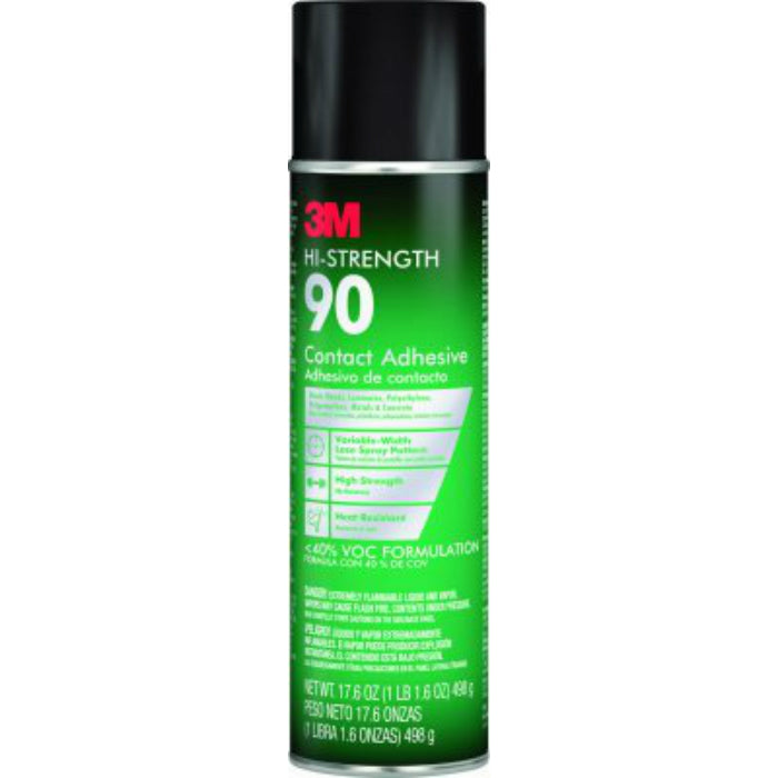 3M 90-24VOC40 Hi-Strength 90 Contact Adhesive, 17.6 Oz