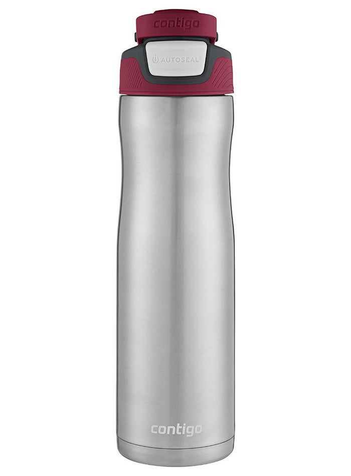 Contigo® 2001713 AUTOSEAL® Chill Stainless Steel Water Bottle, Very Berry, 24 Oz