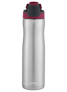 Contigo® 2001713 AUTOSEAL® Chill Stainless Steel Water Bottle, Very Berry, 24 Oz