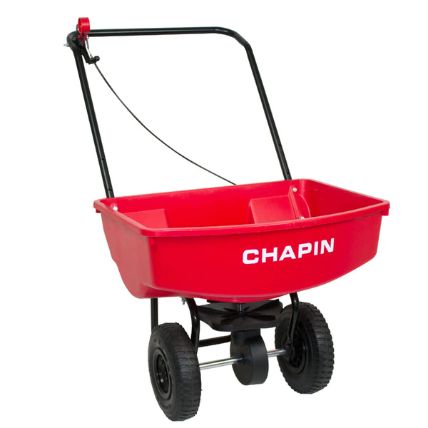 Chapin 8001A Lawn Spreader with 9" Pneumatic Tires, 70-Pound Capacity