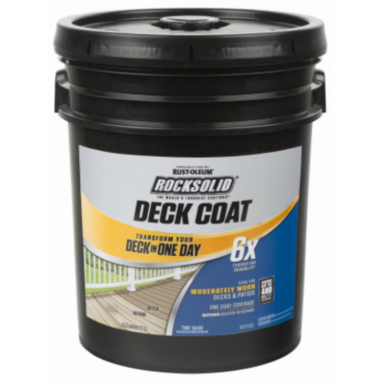 Rust-Oleum® 300123 RockSolid® 6x Deck Coat, Adobe, 5 Gallon