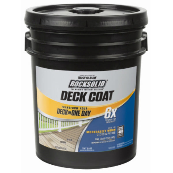 Rust-Oleum® 300123 RockSolid® 6x Deck Coat, Adobe, 5 Gallon