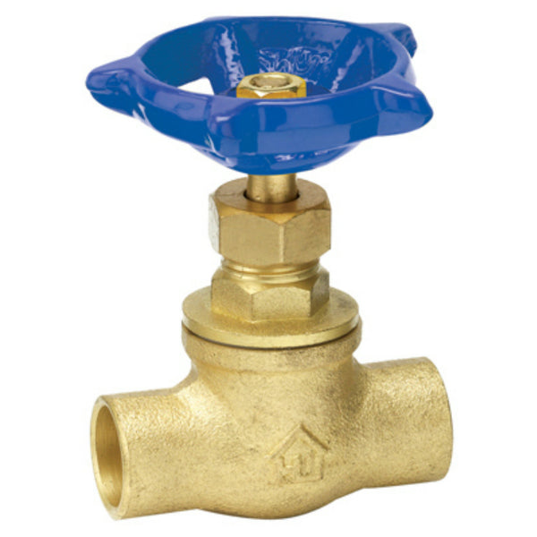 ProLine® 105-504NL Lead Free Stop Valve with Cast Iron Handle, Brass, 3/4"