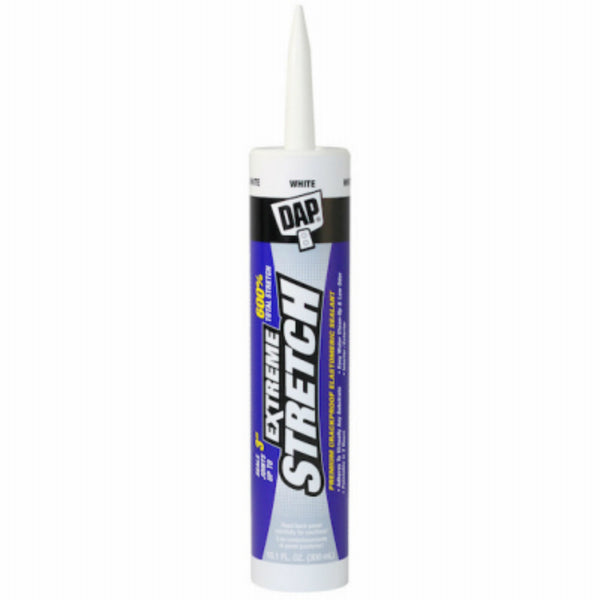 Dap® 18715 Extreme Stretch Premium Urethanized Sealant, White, 10.1 Oz