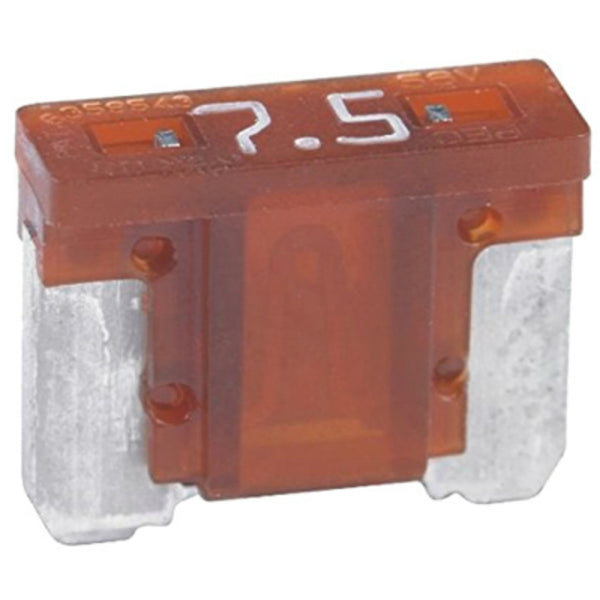 Bussmann BP/ATM-7-1/2-RP Fast Acting Automotive Mini Fuse, Brown, 7-1/2A, 5-Pack