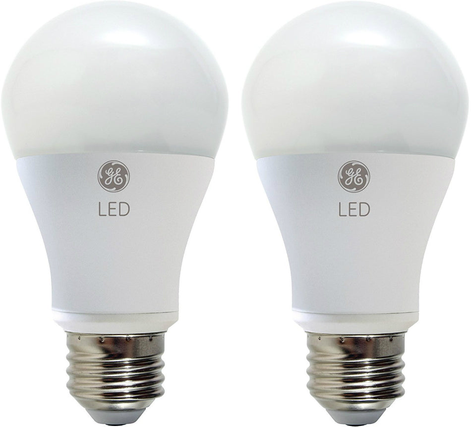 GE® 66133 Dimmable Medium Base A21 LED Light Bulb, Daylight, 1600 lm, 15W, 2-Pk