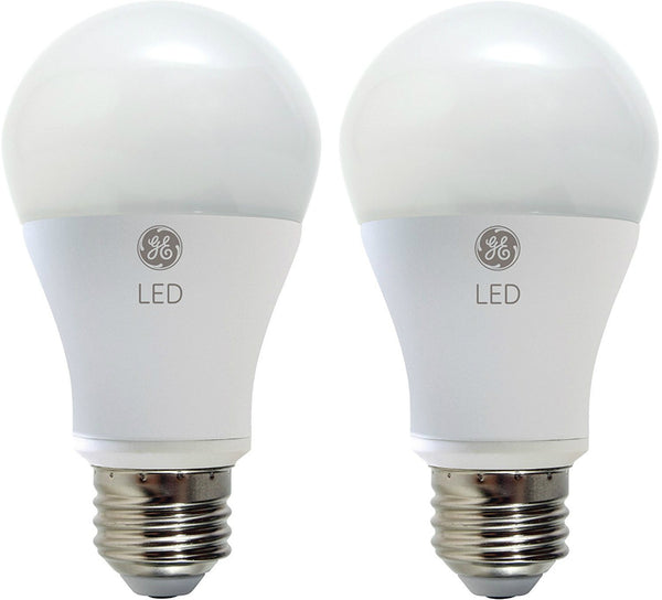 GE® 66133 Dimmable Medium Base A21 LED Light Bulb, Daylight, 1600 lm, 15W, 2-Pk
