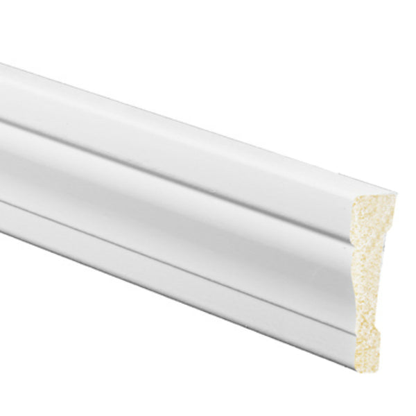 Inteplast 93560700032 Pre-Finish Polystyrene Interior OG Casing Moulding, White