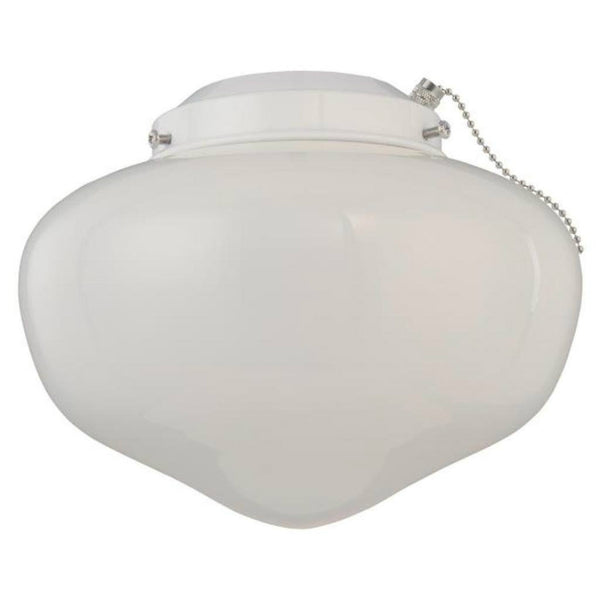 Westinghouse 77853 LED Schoolhouse Ceiling Fan Light Kit, White Finish, 9 Watts