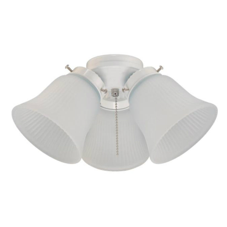 Westinghouse 77847 Three-Light LED Cluster Ceiling Fan Light Kit, White, 5 Watts