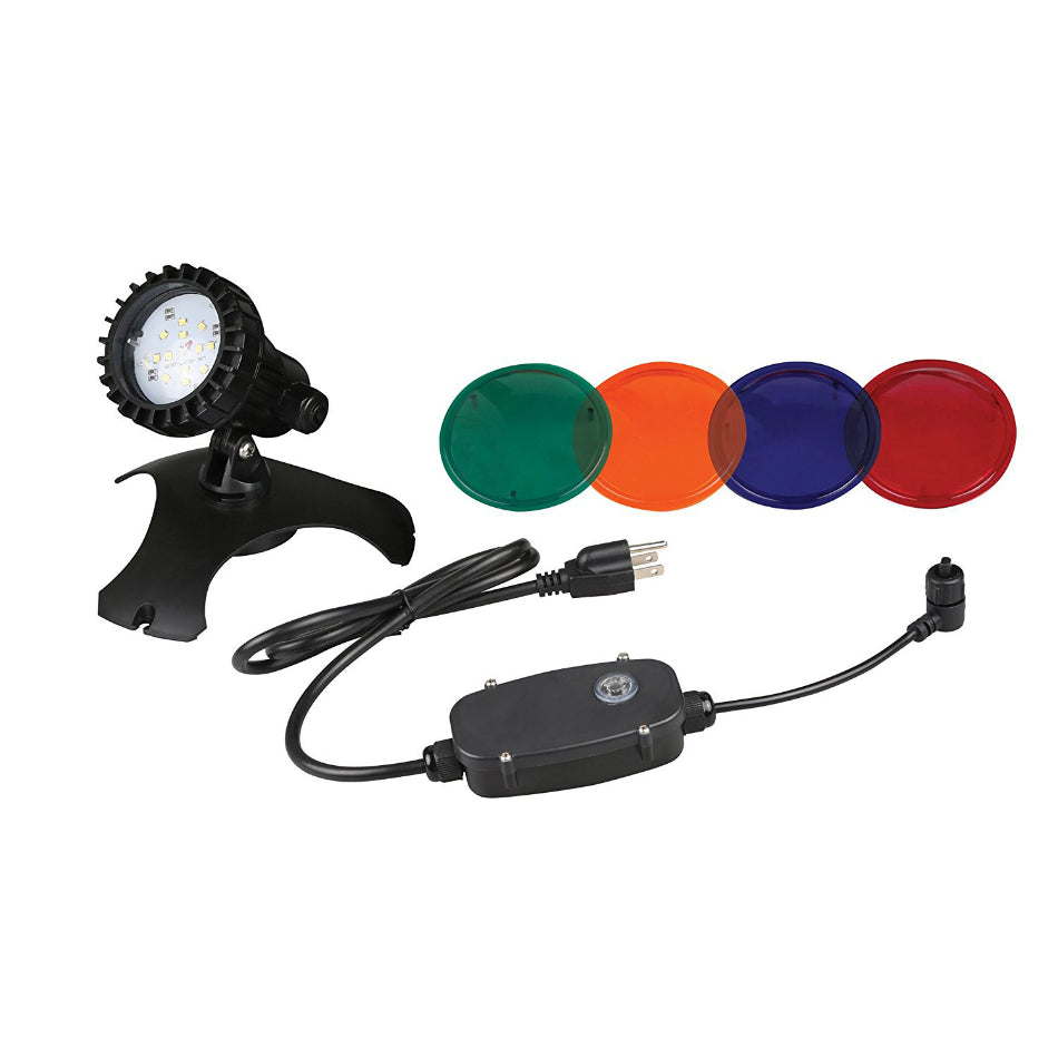 Pondmaster® 02387 LED Fountain & Landscape Pond Light Set w/ Transformer, 2.0W