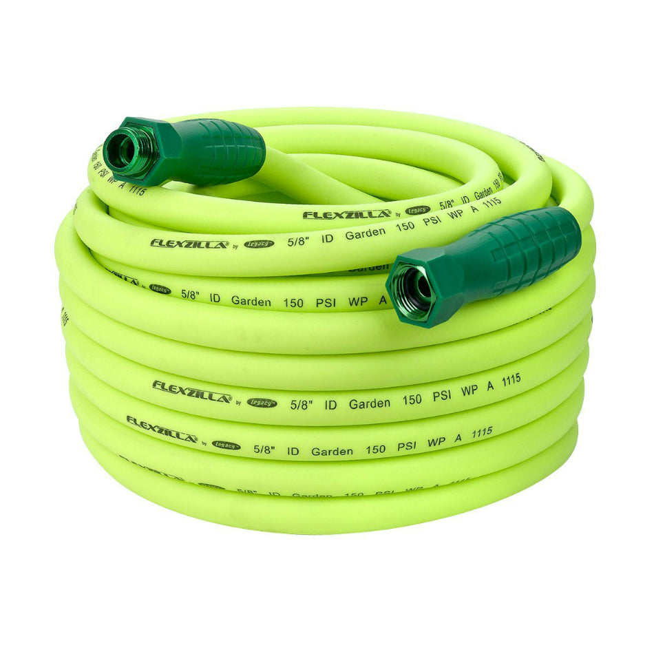 Flexzilla® HFZG575YWS SwivelGrip™ Lightweight Garden Hose, Green, 5/8" ID x 75'