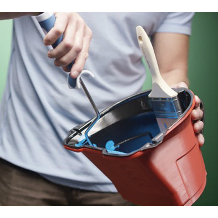 Bercom® 3200-CT HANDy Pro Red Paint Pail, Hold Upto Half Gallon