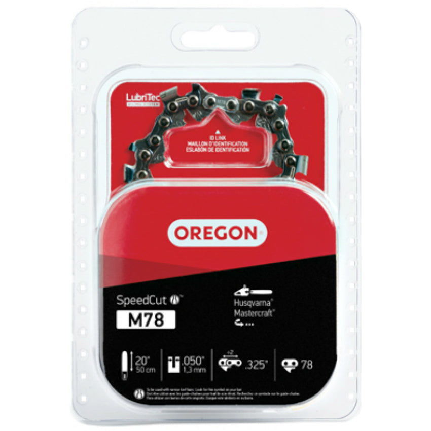 Oregon® M78 SpeedCut Replacement Saw Chain, 95TXL, 20"