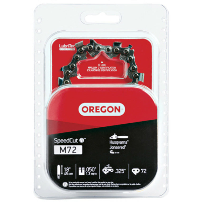 Oregon® M72 SpeedCut Replacement Saw Chain, 95TXL, 18"