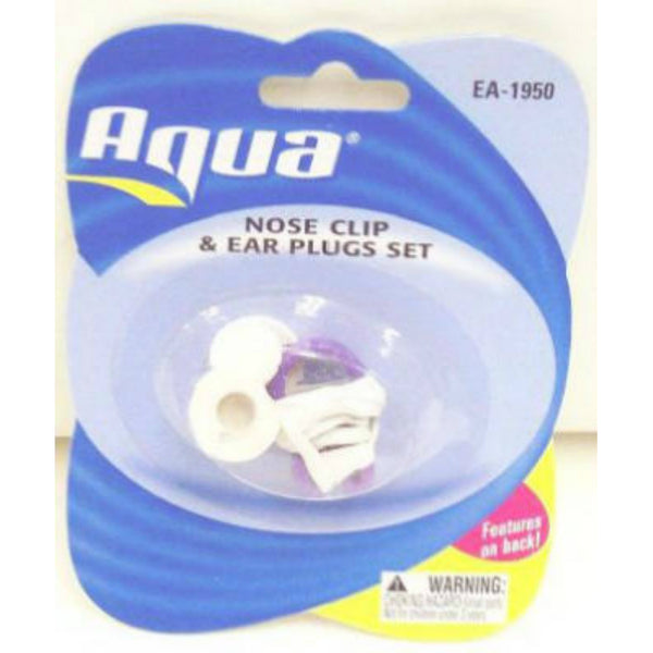 Aqua™ AQA1951 Nose Clip & Ear Plug Set