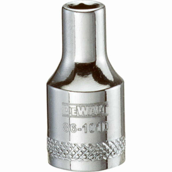 DeWalt® DWMT86101OSP Polished Chrome Vanadium Metric Sockets, 1/4" Drive, 4 mm