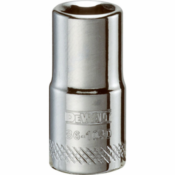 DeWalt® DWMT86104OSP Polished Chrome Vanadium Metric Sockets, 1/4" Drive, 7 mm