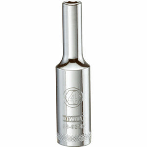 DeWalt® DWMT88935OSP Polished Chrome Vanadium Deep Metric Sockets, 1/4", 4 mm