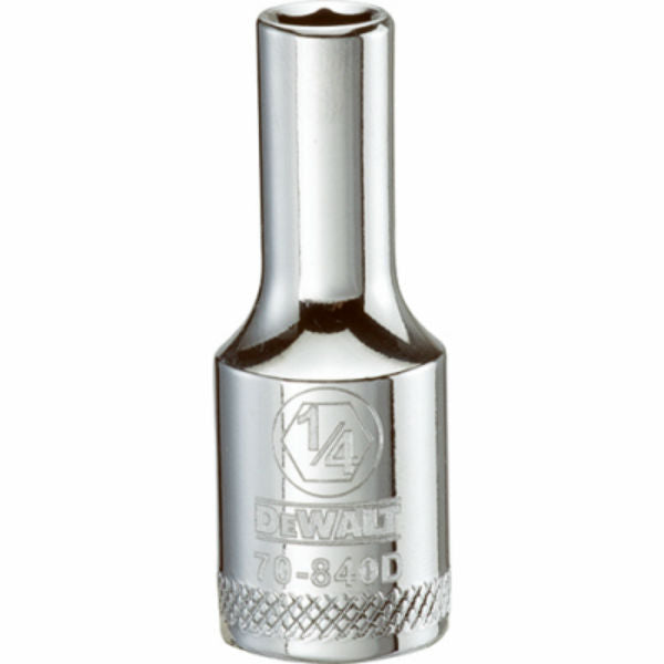 DeWalt® DWMT70840OSP Polished Chrome Vanadium Deep Sockets, 3/8", 1/4"