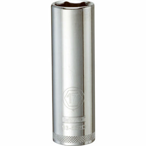 DeWalt® DWMT93532OSP Polished Chrome Vanadium Deep Metric Sockets, 1/2", 17 mm