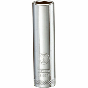 DeWalt® DWMT86097OSP Polished Chrome Vanadium Deep Metric Sockets, 1/4", 9 mm