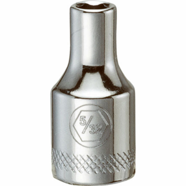 DeWalt® DWMT86308OSP Polished Chrome Vanadium Hand Sockets, 1/4" Drive, 5/32"