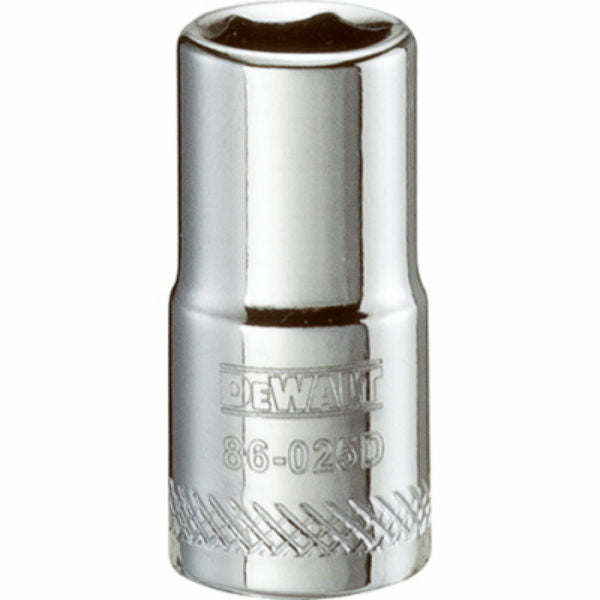 DeWalt® DWMT86025OSP Polished Chrome Vanadium Hand Sockets, 1/4" Drive, 9/32"