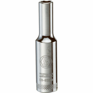 DeWalt® DWMT88936OSP Polished Chrome Vanadium Deep Metric Sockets, 1/4", 5 mm