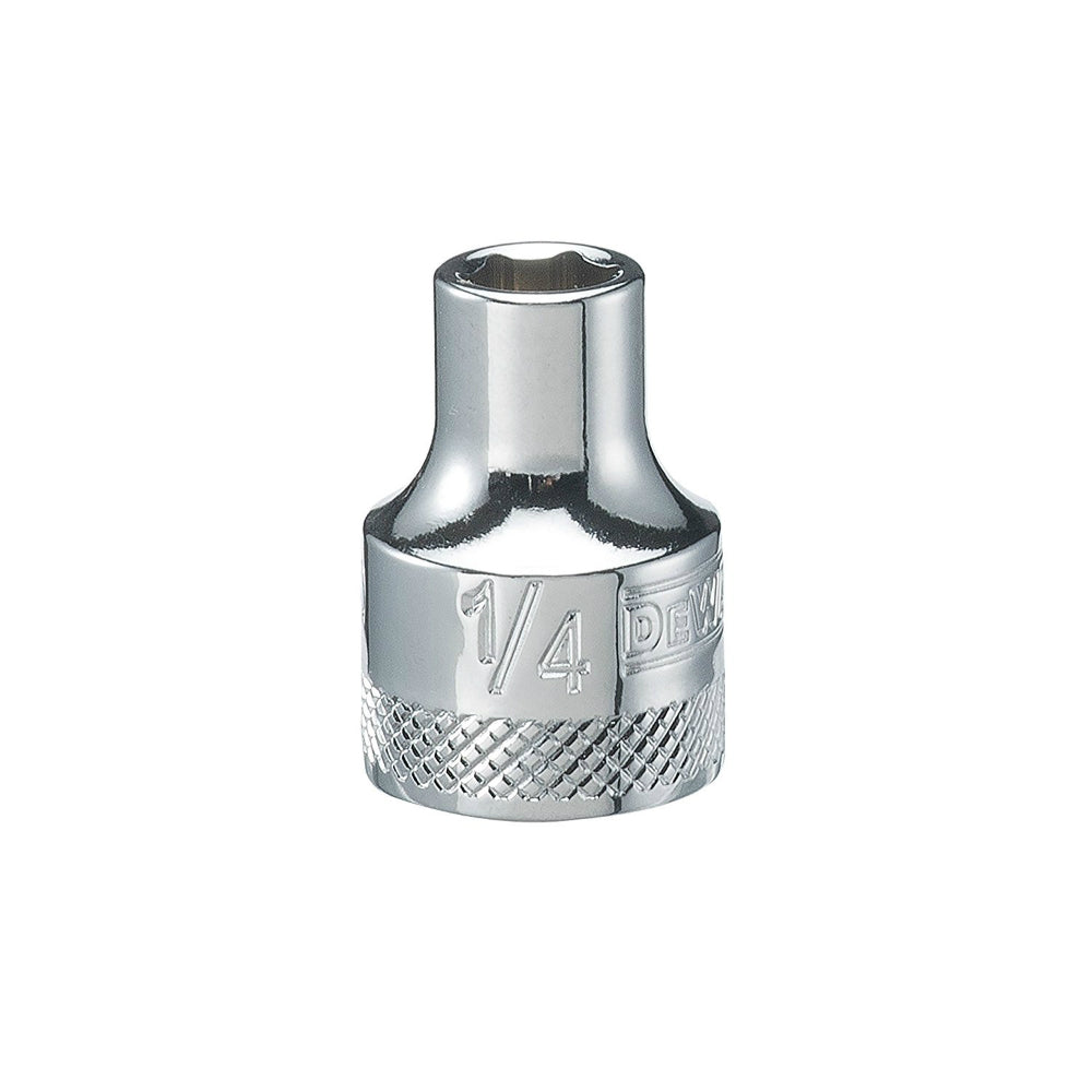 DeWalt® DWMT86255OSP Polished Chrome Vanadium Hand Sockets, 3/8" Drive, 1/4"