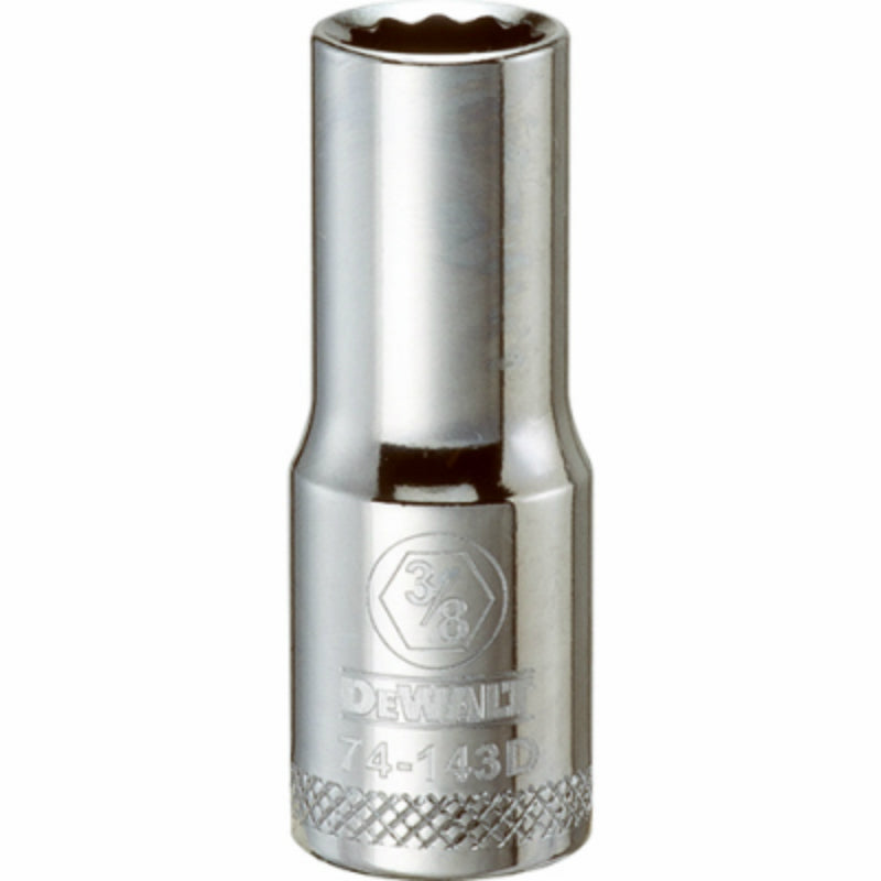 DeWalt® DWMT74143OSP Polished Chrome Vanadium Deep Sockets, 3/8" Drive, 3/8"