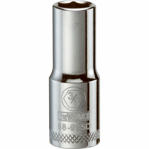 DeWalt® DWMT88985OSP Polished Chrome Vanadium Metric Sockets, 3/8" Drive, 7/16"