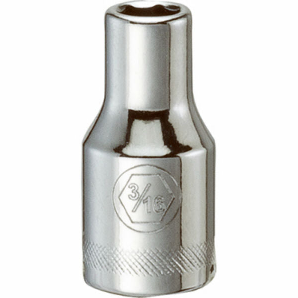 DeWalt® DWMT86022OSP Polished Chrome Vanadium Hand Sockets, 1/4" Drive, 3/16"