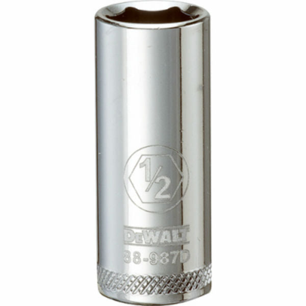 DeWalt® DWMT88985OSP Polished Chrome Vanadium Deep Sockets, 3/8" Drive, 9/16"