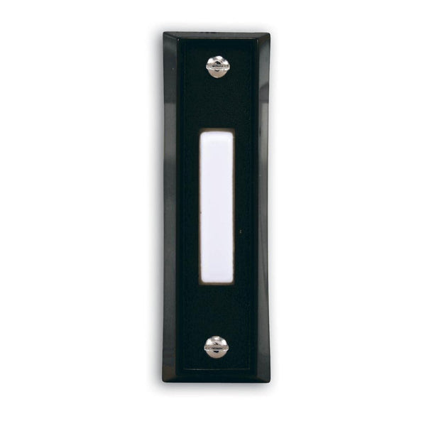 Heath Zenith® SL-664-02 Wired Push Button with Black Finish, Plastic