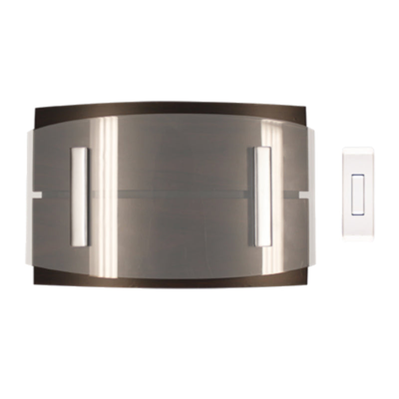 Heath Zenith® SL-7868-02 Wireless Doorbell Kit with Push Button & Battery