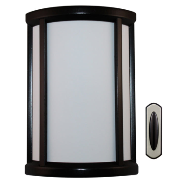 Heath Zenith® SL-7871-02 Wireless Doorbell Kit with Push Button & Battery