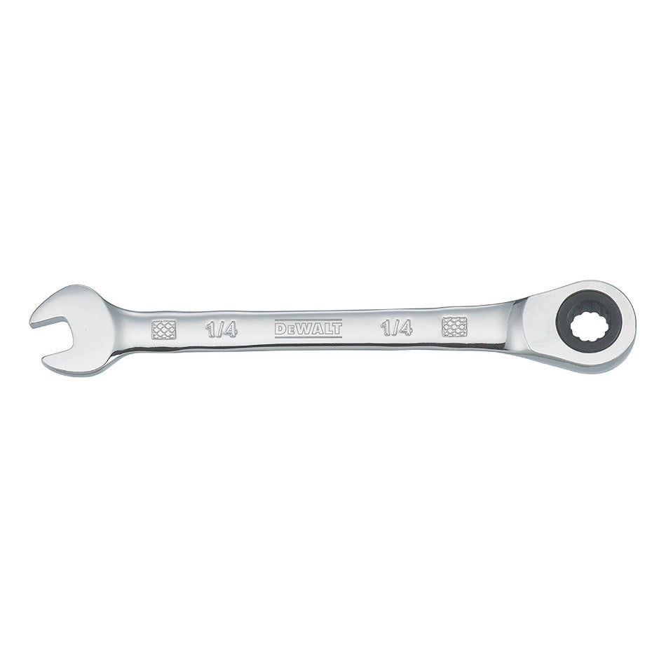 DeWalt® DWMT72288OSP Combination Wrench with DirectTorque, Chrome, 1/4"