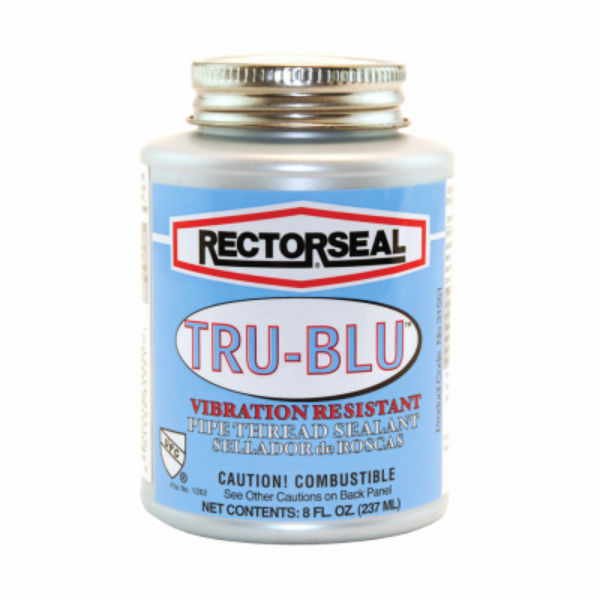 RectorSeal 31551 Tru-Blu™ PTFE Enriched Pipe Thread Sealant, 0.56 Cu.Ft, 1/2-Pt