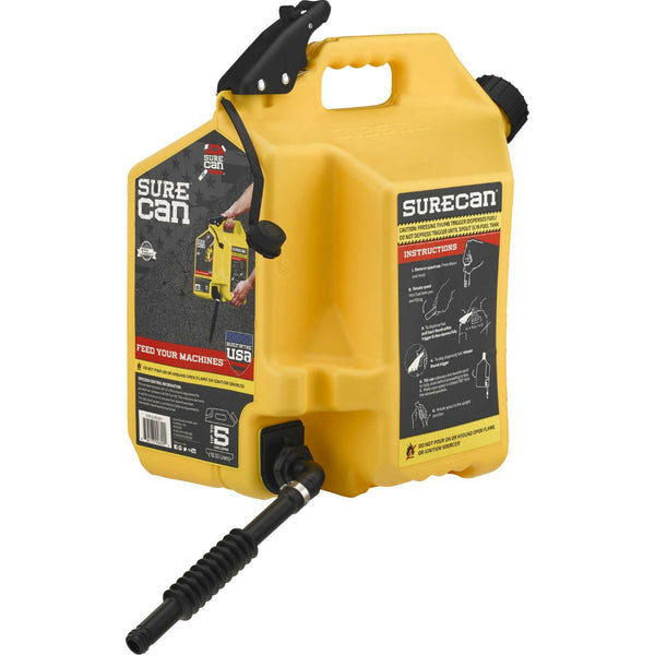 SureCan SUR50D1 Diesel Can with Flexible Rotating Nozzle, 5 Gallon