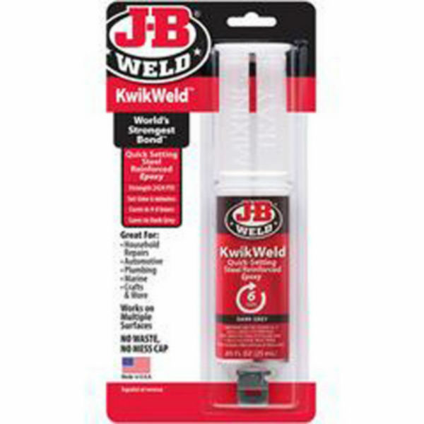 J-B Weld® 50165 KwikWeld™ Original Epoxy Syringe, 25 mL