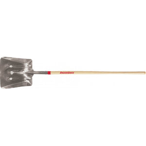 Razor-Back 54247 General Purpose Aluminum Scoop with Wood Handle, #2