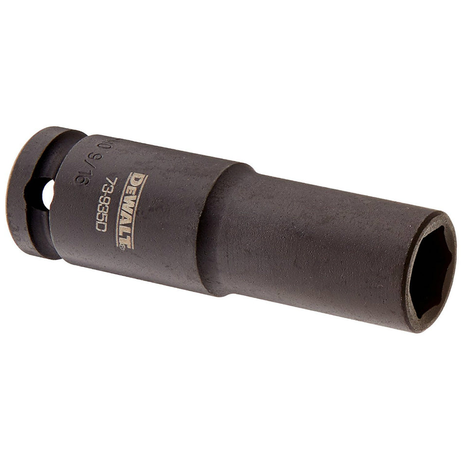 DeWalt® DWMT73935OSP Deep Impact Sockets w/ DirectTorque™, 6-Pt, 1/2" Dr, 9/16"