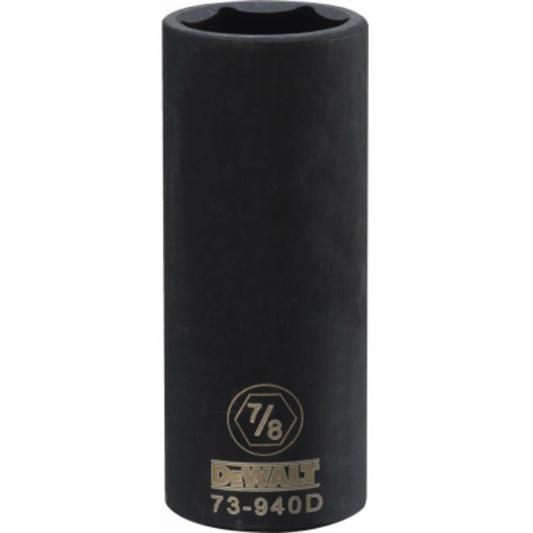 DeWalt® DWMT73940OSP Deep Impact Sockets w/ DirectTorque™, 6-Pt, 1/2" Dr, 7/8"