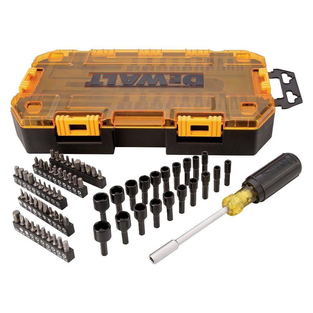 DeWalt® DWMT73808 Multi-Bit & Nut Driver Set, 1/4", 70-Piece