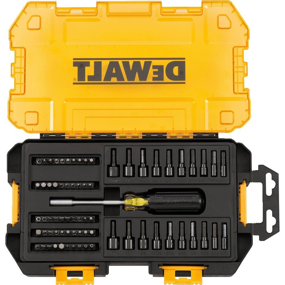 DeWalt® DWMT73808 Multi-Bit & Nut Driver Set, 1/4", 70-Piece